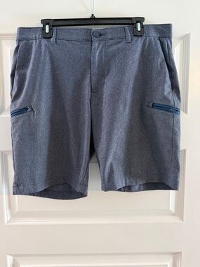 Tommy Bahama Slate Blue Hybrid Stretch Shorts